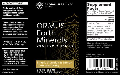 ormus-mineral-label